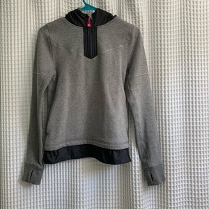 Ivivva grey quarter zip size 12